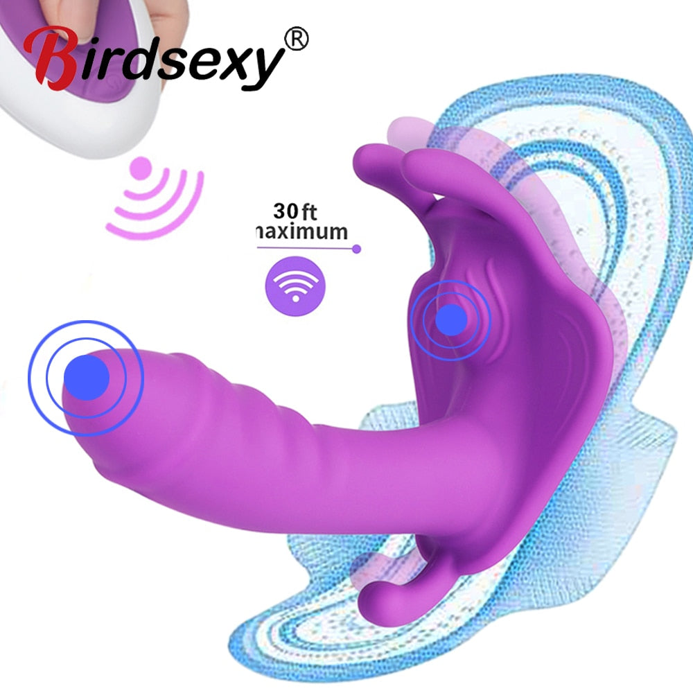 Wear Dildo Vibrator Sex Toy for Women Orgasm Masturbator G Spot Clit S –  SexEnjoy66