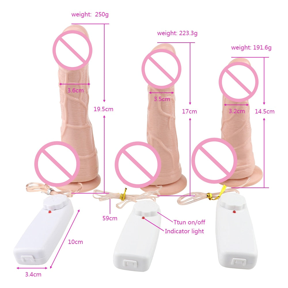 Female Adult Toy Rotating Vibrator Dick Sex Toys for Women with Strong –  SexEnjoy66