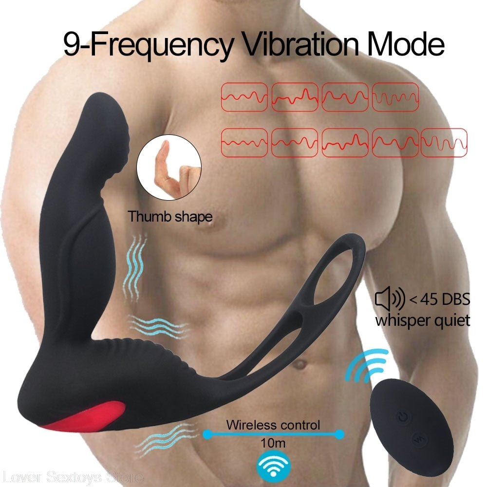 Male Vibrator Prostate Massager Stimulator Sex Toys For Couple Men Gay –  SexEnjoy66