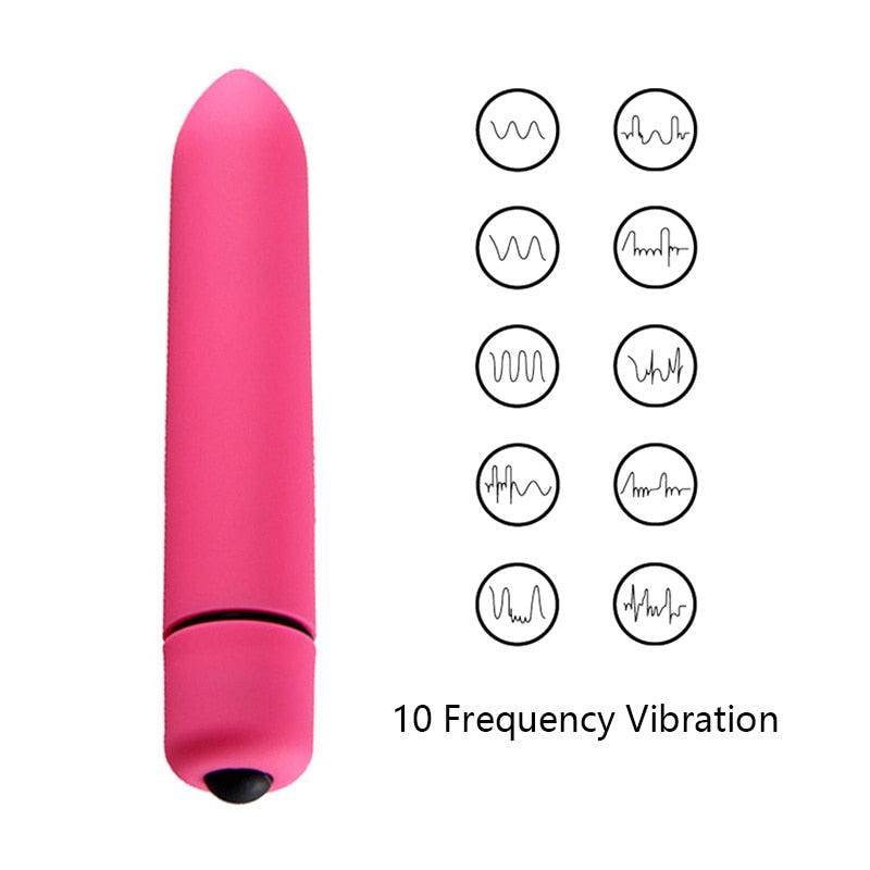 Sex Toys For Women Powerful 10 Frequency Mini Bullet Vibrator Waterproof Vibrating Egg Clitoris G-spot Stimulator Dildo Vibrator