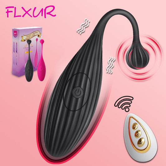 FLXUR Wireless Remote Control Vibrator Panties Vibrating Eggs G Spot Clitoris Wearable Dildo Vibrator Adult Sex Toy for Women